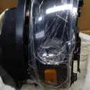 FIONE Halogen Headlights Assembly Compatible with Dodge Ram 1500 2019-2022 Replacement Headlamp with Black Frame Driver Left Side LH 68316087AD 68316087AH