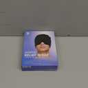 Migraine Relief Cap FSA Eligible HSA, Headache Relief Cap, Ice Head Wrap with Hot or Cold Therapy, Ice Hat, Hangover Relief Products, Migraine Mask for Anxiety Relief, Valentines Day Birthday Gifts (Black)