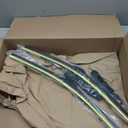 DOG TAIL Neoprene Dual-Steel Frame Wiper Blades 24"+18" with Multiple Adapters, Automotive Replacement Vehicle Front Windshield Wiper Blades Set for My Car Truck Vehicle AdaptBeam