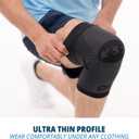 OS1st KS7 Performance Knee Brace with Compression Zone TechnologyStabilizing Knee Sleeve for Pain Relief, Patella Support, Running, Arthritis, Men & Women (XX-Large, Black)