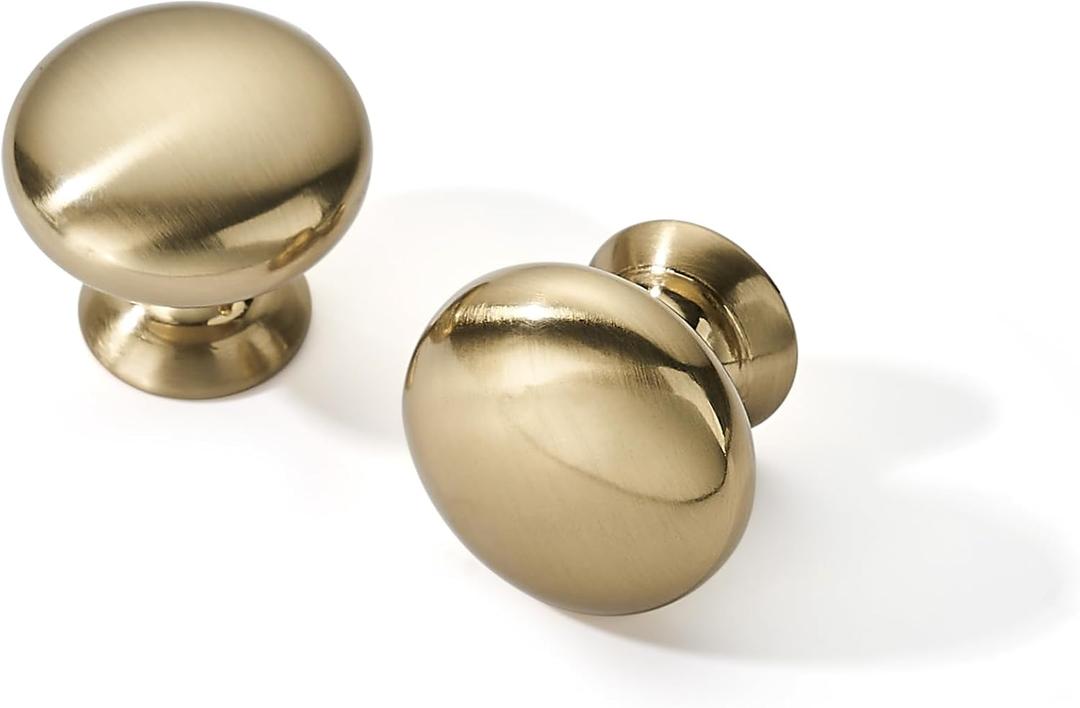 SAILING 10 Pack Cabinet Knob- Champagne Bronze Furniture Hardware Handles for Kitchen Cabinets Bedroom Dresser Wardrobe Cabinet Pulls