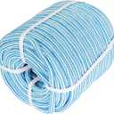 Arborist Tree Rope, 1/2inch by 200FT, 24 Strand Bull Rope up to 8000lbs Tensile Strength, Blue and White