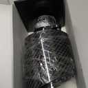 Carbon Fiber Exhaust Tip 2" Inlet to 4"Outlet, Universal Tailpipe 2 Inch Exhaust Muffler Tip (Gloss)