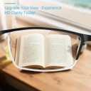 LUFF 4Pcs Anti-Blue-ray Reading Glasses Portable Ultra-Light Readers(2.5X)