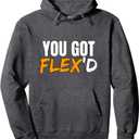You Got FLEX'D Package Delivery Driver FLEX Swagazon Pullover Hoodie (M, Dark Grey)