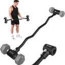 Dumbbell Barbell Converter Bar,Up to 220LB, Adjustable Weights