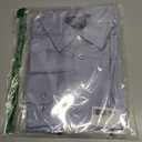 Alimens & Gentle Slim Fit Dress Shirts for Men Long Sleeve Stretch Stain Proof Wrinkle Free Button Down Shirts Formal Shirts (Small, Sliver Grey)