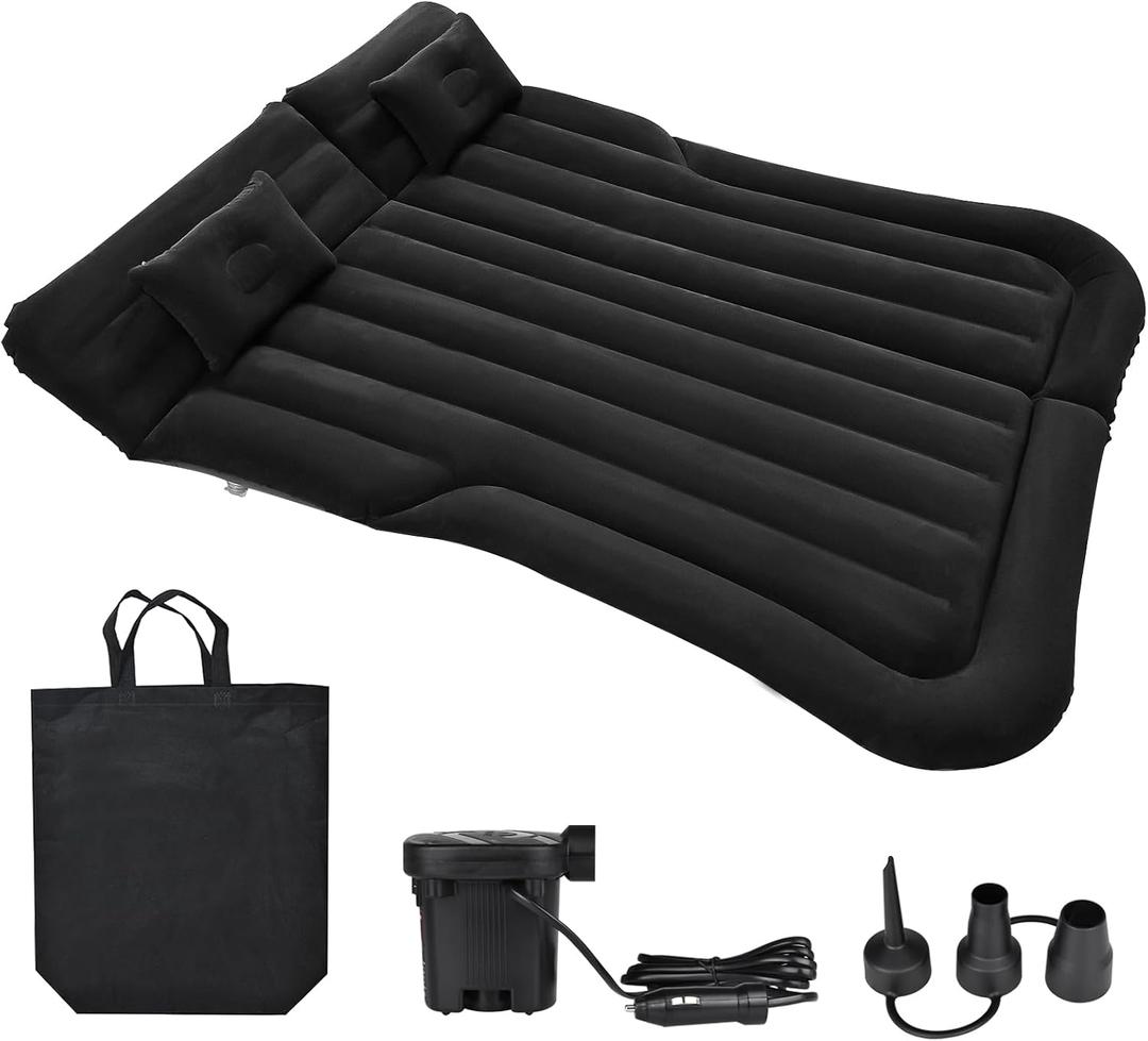 NovelBee SUV Air Mattress,Thickened Car Bed Inflatable Air Mattress,Portable Camping Outdoor Mattress,Car Sleeping Mattress Bed for Universal SUV