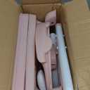 Potty Training Seat, Upgrade 2 in 1 Potty Training Toilet for Toddler, Toddler Toilet Seat for Boys Girls with Support Bar, Anti-Slip Pad and Step Stool (Pink)