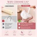 EnteromMuse Heatless Curls Overnight Satin Curling Set No Heat Hair Curler for Long & Short Hair, Heatless Curling Rod&Rollers for Soft Bouncy Curls Complete Kit with Storage Bag(Pink, Original)