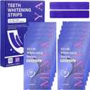 2 x Teeth Whitening Strips, Purple Pap Formula, 20 Strips/10 Treatments | Hydrogen peroxide-free PAP formula with fresh mint feel for coffee, tea and wine yellow-tone stain care