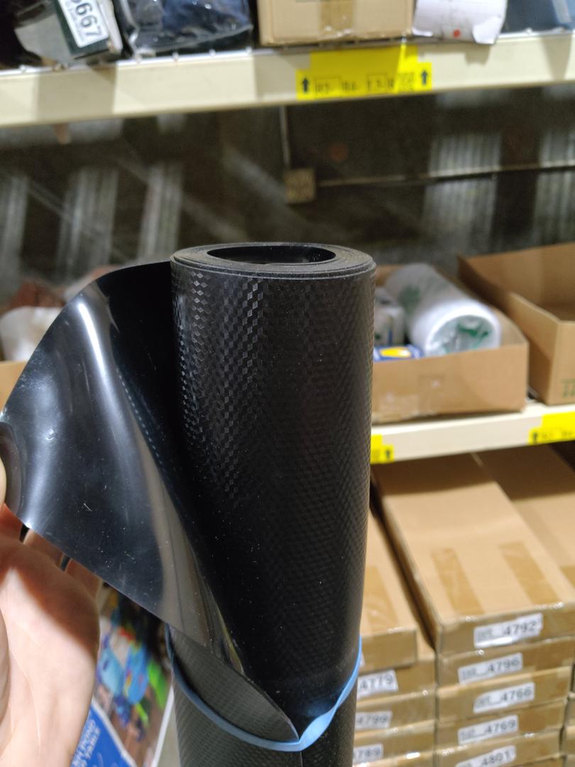 58" Black Rubber Mat