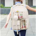 kadilong 17.3 Inch School Backpack for Teen Girls, Cute Backpacks for Women Aesthetic Bookbag Laptop Bag Back Pack for Middle School