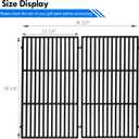 66095 Grill Grates Replacement Parts for Weber Genesis II 300 Grill Grates ii E-310 ii E-315 ii E-330 ii E-335 ii S-310 ii LX E-340 Cast Iron Grate Genesis 2 Cooking Grates GS4 Gas Grill Parts