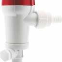 Rule 603STC Livewell Pump 800 GPH, Straight Thru-Hull Flow