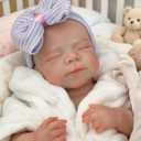 18inch Pascale Girl Full Body Silicone Baby Dolls Can Open Mouth Real Life Anatomically Correct Newborn Girl Dolls