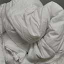 CozyLux Queen Comforter Set White - 7 Pieces Bed in a Bag Queen, All Season Breathable Bedding Sets, Oeko-Tex Certified Bed Set with Down Alternative Comforter, Sheets, Pillowcases & Pillow Shams