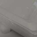 IRIS USA, Inc. TB-35 5 Quart Stack & Pull Box, Clear with IRIS Medium Modular Supply Case, 10 Pack