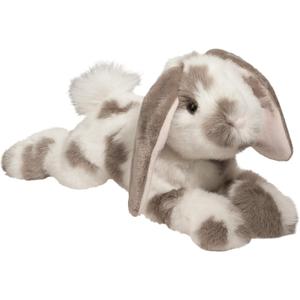 Douglas Ramsey Gray Spotted Bunny Rabbit Plush Stuffed Animal, 18" Long