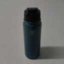 Fanhaw 20 Oz Insulated Stainless Steel Water Bottle with Chug Lid - Leak & Sweat Proof with Anti-Dust Lid (Green Blue)