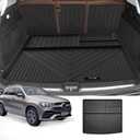 Custom for 2020-2025 2026 Mercedes Benz GLE 350/450/580/AMG 53 63 S Floor Mats Cargo Liner and Rear Seat Backrest Mat Full Set All Weather TPE Rubber Protection Mat (for 2020-2026 Benz GLE Full Set)