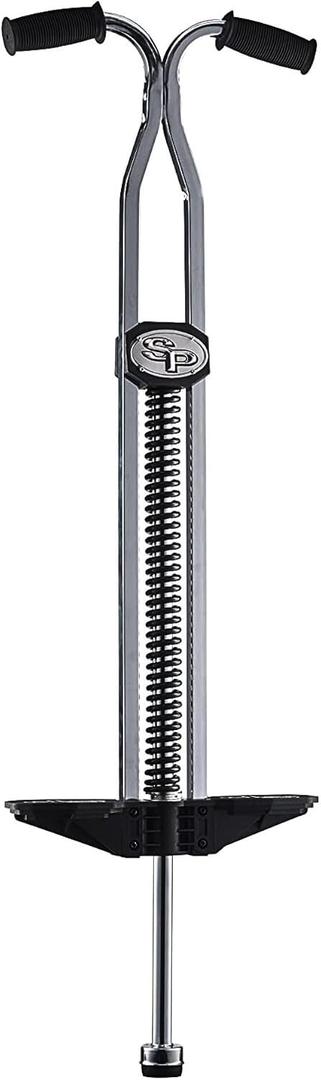 Flybar Super Pogo Stick for Kids & Adults 14+ – Strong Spring for Tricks & High Jumping – Steel Frame with Reinforced Foot Pegs – Classic Trick Pogo Stick for Beginners & Pros – Supports 120-210 lbs
