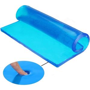 Motorcycle Seat Gel Pad Shock Absorption Mats Reduce Fatigue Comfortable Soft Cooling Fabric Cushion DIY Seat Pad Car Seat Driver Office Chair Seat Cushion(20 x 20 x 2cm)
