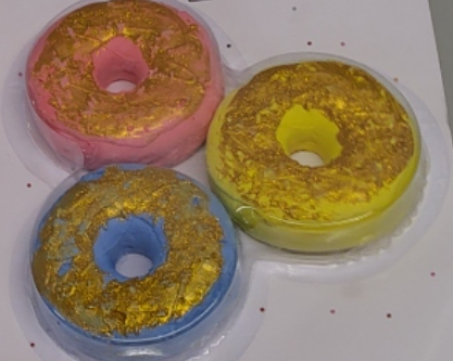 3Ct Donut Shaped Sidewalk Chalk 4 Pack