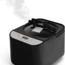 PEEKO Larger Sauna Steamer 4L, 1500W Steam Generator,Steamer Pot with Remote Control, Steam Cup, Timer, 16 Levels, 7.7x 12.5x9.1