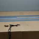 Wellmet Black Gold Modern Chandelier, Rectangle Industrial Pendant Light, 8-Light Farmhouse Rustic Chandelier for Dining Room, Kitchen Island, Living Room, Foyer, Hallway