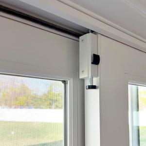 Gliding Patio Door Auxiliary Foot Lock Compatible with Andersen OEM Part #1997301 (1978 to Present), 2-13/16" Mounting Hole Centers, White Diecast