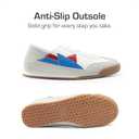 DREAM PAIRS Boys Girls Sneakers Foldable Back Retro Classic Casual Tennis Lightweight Breathable Walking Shoes for Little/Big Kid (White)