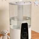 Humidifiers for Bedroom,1.06Gal(4L) humidifier for baby Dishwasher-Safe Tank Easy Clean,3-in-1 Humidifier & Aroma Diffuser & Night Light,Top Fill,360 Ultra-Fine Spray,Auto Shut-Off,Home,Nursery,White
