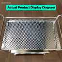 susunnus Stainless Steel Cart with Wheels 3 Tier,Stainless Steel Kitchen Cart,Utility Cart,Metal Cart with Wheels,Suitable for Various Occasions,Movable,Gift Tools