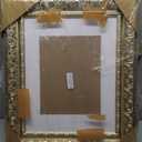 Wood Canvas Frame for 16"x20"Paintings,Antique Gold Ornate Frames for Oil Art, Plein Air Frame, Vintage Frames for Wall Decor (No Backboard)