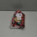 Joycraft 6Pcs Christmas Drawstring Gift Bags - 3 Styles Buffalo Plaid Bags, Cotton Cloth Wrapping Sacks, Pouches for Gift Box, Doll, Toy, Large Xmas Presents (Red- Black + Green-Black + Black-White)