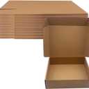 12x10x3 inch Shipping Boxes Pack of 20, Brown Corrugated Cardboard Box Mailer Boxes for Packaging Small Business Shipping，Recyclable Moving Storage Mailing Boxes Bulk Book Literature Gift Giving