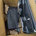 Baby Bassinet, Bedside Bassinet for Baby, 3 in 1 Bassinet Bedside Sleeper with Wheels, Mosquito Net, Adjustable Easy Folding Portable Bed for Infant Newborn (Dark Grey)