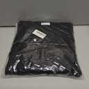 Newrara Graduation Gown Cap Tassel Set (Black, S)