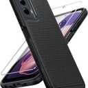 FNTCASE for Motorola Moto G-Power-5G-2024 Case: Dual Layer Protective Heavy Duty Cell Phone Cover Shockproof Rugged with Non Slip Textured Back - Military Protection Bumper Tough - 2024, 6.7 inch (Black)