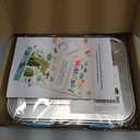 Stainless Steel Bento Lunch Box7+ Older KidsTeens  Adult with Insulated Food Jar,Leakproof 3-Compartment,BPA-Free, Eco-Friendly,Dishwasher Safe, Large-Capacity Box, School,Office,Travel Blue)