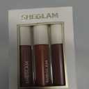 SHEGLAM Matte Allure 3 Pcs Mini Liquid Lipstick Set Nourishing Sunflower Oil Reduce Lip Fine Lines Long Lasting Travel Liquid Lip Stick