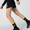 Nike Womens Sportswear Club Fleece Mid-Rise Shorts (Black, XL)