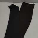 Spring Water Fleece Lined Tights Leggings Women, Black Tights Thermal Warm One Lined Design Sheer Skintone for Winter (Large)