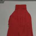 Queenmore Puppy Sweaters - Warm Winter or Fall Dog Sweaters ( Solid Turtleneck Knit, Red ) for Dog Girls & Boys, Small