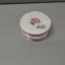 2 x TONIFUL 1 Inch x 50yd Light Pink Satin Ribbon Thin Solid Fabric Ribbon for Gift Wrapping, Floral Bouquets, Bows and Craft Making, Christmas Valentines Birthday Wedding and Party Decoration