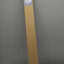 Cordless Vinyl Mini L Blinds 52" W x 48" H, 1" Slat White Horizontal Windows L Blind for Door, Shades, Camper, Light Filtering, Interiors, Arrive 1/2 Inch Narrower Indoor