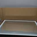 Amorho 20"x 28" LED Bathroom Mirror with Black Frame, Front Light and Backlit(Controlled Separately), Stepless Dimmable, Anti-Fog, Shatter-Proof, 3 Colors, Memory