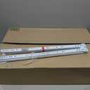 uxcell 2 Pair Drawer Slides, 22 Inch Drawer Slide Heavy Duty Side Bottom Mount Drawer Glides Replacement for Cabinet Dresser Drawers