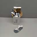 Comfoex 12 Pairs Boys Socks - Ankle Low Cut Athletic Half Cushioned Short Socks For Kids 4-10 Years Old